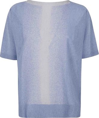 D.exterior Funded Lux Short Sleeves Boat Neck