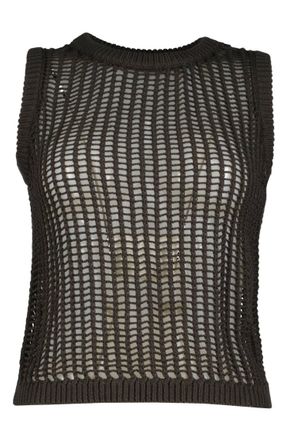 Bishop + Young Womens Huttan Knit Tank Top In Olive