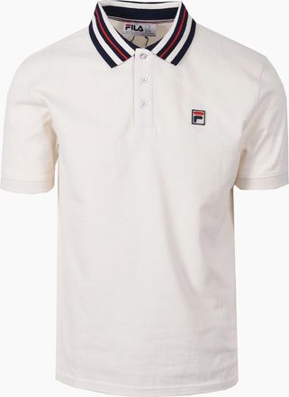 Fila Mens FILA ACHILLE POLO GARDENIA - White - Size: SIZE 2xl