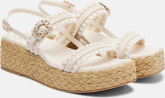 Roger Vivier Summer Strass espadrille sandals