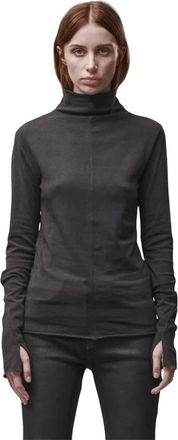 Thom Krom Turtleneck Top - Dames - Coltruien - Bruin - M - Katoen - Truien & Vesten