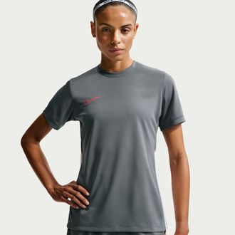 Nike Womens Academy Dri-FIT Soccer Top in Grey | HM0815-084