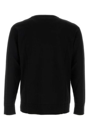 Moschino Logo-Embroidered Teddy Bear Sweater - Black