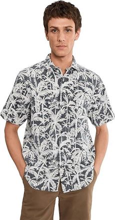 Tommy Bahama Nova Wave Nero Palms Mens Clothing Black : 2XL, Cotton/Lyocell/Spandex