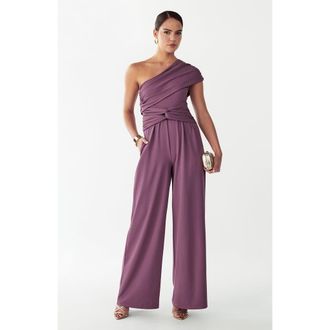 BWLDR Daisie Jumpsuit in Mauve Mist at Nordstrom, Size 10