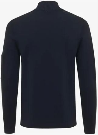 Genti Truien & Vesten, Heren, Blauw, L, Koel Droog Schildpad Rits Donkerblauw