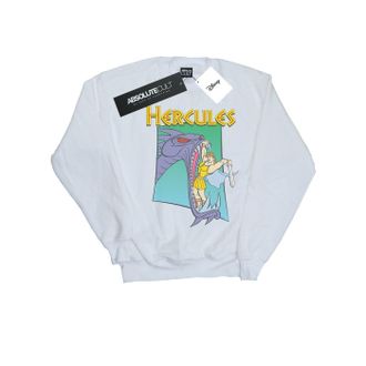 Disney Heren Hercules Hydra Fight Sweatshirt (Wit)