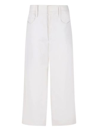 Max Mara straight-leg trousers - White