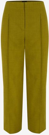 Theory Bundfaltenhose aus Twill City