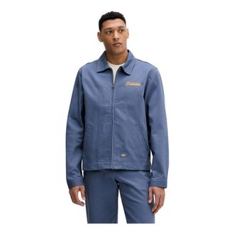 Dickies Cotton Jacket - Heren - Zomerjassen - Blauw - L - Katoen - Jassen