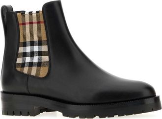 Burberry Womens Allostock Boot Black Calf
