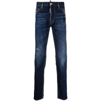 Dsquared2 Heren, Jeans, Blauw, Maat: XS