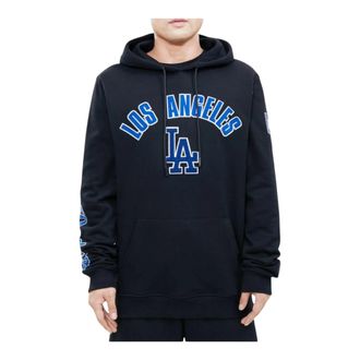Pro Standard Pro Standard Los Angeles Dodgers Stacked Logo Pullover Hoodie in Black Men