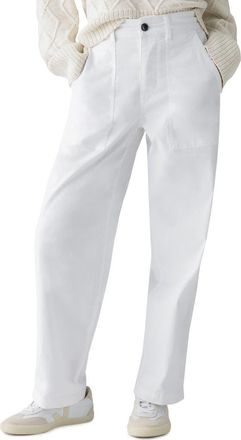 Sanctuary Cruiser Stretch Cotton Barrel Chinos in Chlk at Nordstrom Rack, Size 27