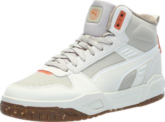 Puma Mens RBD Tech Mid Shoes, Black-Clementine-White, 7, Desert Dust-frosted Ivory-maple Syrup, 10 UK