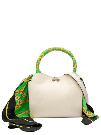 Balenciaga 2019-2025 leren Flap Scarf kleine tas - Wit