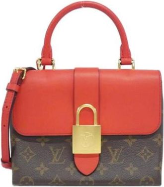 Louis Vuitton Pre-owned Handbags, female, Orange, Size: ONE SIZE Pre-owned Canvas louis-vuitton-bags