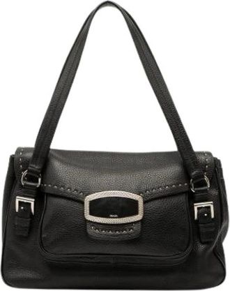 Prada Pre-owned Shoulder Bags, female, Black, Size: ONE SIZE Pre-owned Vintage Shoulder Bag