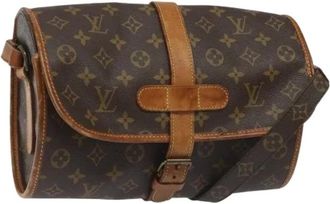 Louis Vuitton Pre-owned Cross Body Bags, female, Brown, Size: ONE SIZE Pre-owned Vintage Monogram Shoulder Bag