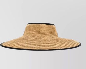 Helen Kaminski wide brim straw hat adjustable tie