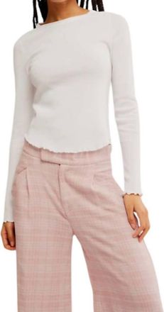 Free People Easy Does It Tee In White