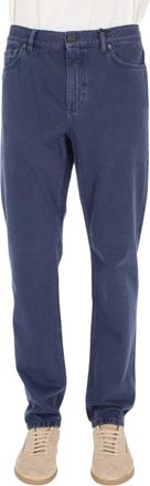 Ermenegildo Zegna Roccia Marble Cotton Five-Pocket Pants