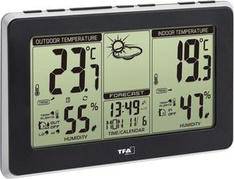TFA Dostmann Tfa Dostmann - Estacion Meteorologica Digital Sensor Termo-higro Negro - 35.1151.01