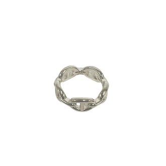Herm&egrave;s Silver Silver 925 Band Ring (Pre-Owned)