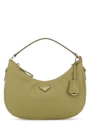 Prada Green Logo Handbag