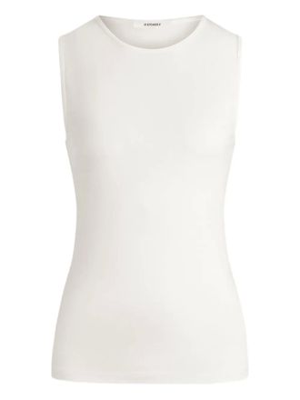 12 Storeez sleeveless tank top - women - Viscose/Wool/Elastane - L - White