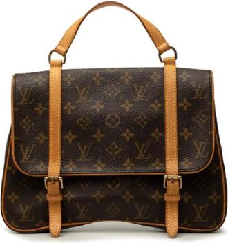 Louis Vuitton Pre-owned Marelle Sac a Dos - Dames - Vintage Handtas - Bruin - ONE Size - Leer - Vintage