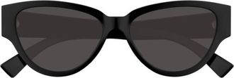 Bottega Veneta Grey Cat Eye Ladies Sunglasses BV1319S 001 56