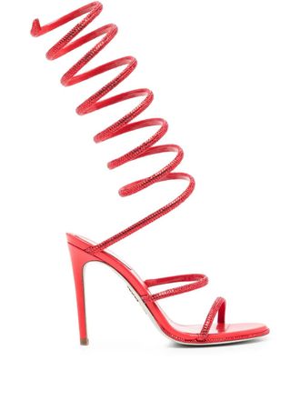 Rene Caovilla 110mm Supercleo sandals - Red