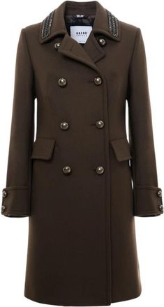 Bazar Deluxe Baxar Deluxe Coat - Dames - Mantel - Bruin - M - Wol - Jassen