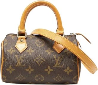 Louis Vuitton Pre-owned Mini Bags, female, Brown, Size: ONE SIZE Pre-owned Nano Speedy