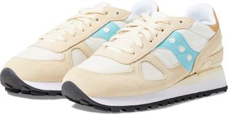 Saucony Womens Shadow Original Sneakers, Tan/Turquoise, 11