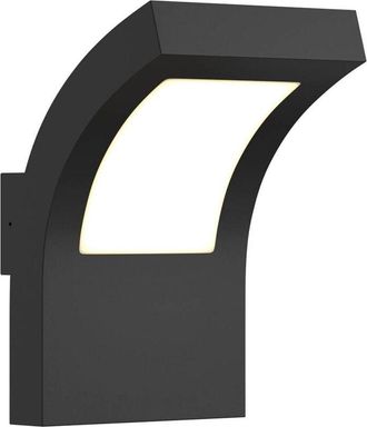 Arcchio Arcchio L&aacute;mpara De Pared Led Exterior advik En Negro Aluminio