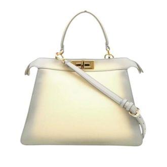 Fendi Pre-owned Handbags, female, Beige, Size: ONE SIZE Pre-owned Vintage Shoulder Bag