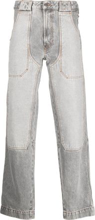 Diesel P-5-D straight-leg jeans - men - Cotton - 38 - Grey