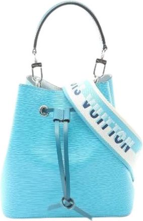 Louis Vuitton Pre-owned N&eacute;o No&eacute; BB Epi Handbag - Dames - Vintage Tas - Blauw - ONE Size - Leer - Vintage