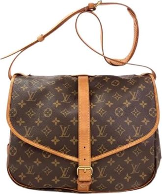 Louis Vuitton Pre-owned Cross Body Bags, female, Brown, Size: ONE SIZE Pre-owned Monogram Tote Bag
