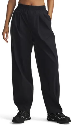 Under Armour Unstoppable Pleated Pants in Black //Black at Nordstrom, Size Xx-Large