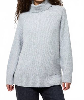 French Connection Emilia Knit Oversized Pullover Sweater In Light Grey