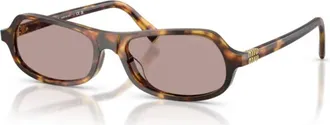 Miu Miu Eyewear MUB10SU Sunglasses - Brown