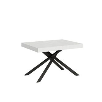Itamoby Mesa extensible 90x130/234 cm efecto madera fresno blanco, hierro