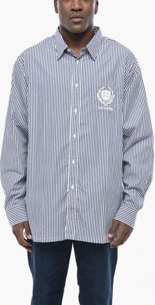 Givenchy Camicia COLLEGE in Popeline con Motivo Awning Givenchy