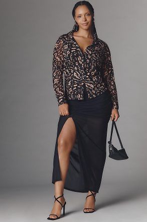 Sanctuary Plus Button-Front Fitted Top