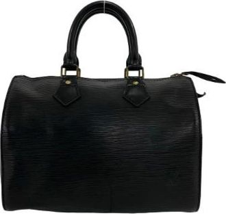 Louis Vuitton Pre-owned Handbags, female, Black, Size: ONE SIZE Pre-owned Epi Speedy 25 Handbag