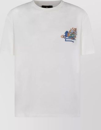 Etro embroidered logo cotton t-shirt