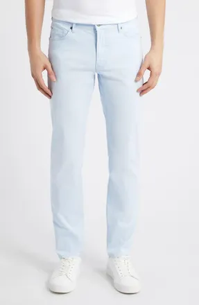 Brax Chuck Modern Fit Five-Pocket Pants in Sky at Nordstrom, Size 40 X 34